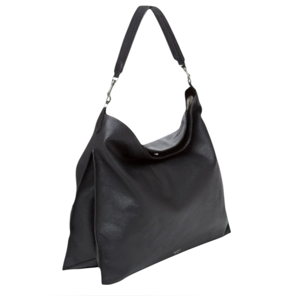 BOTKIER Large Chelsea Hobo Bag Black Leather Y2K Slouchy Leather Purse Shoulder